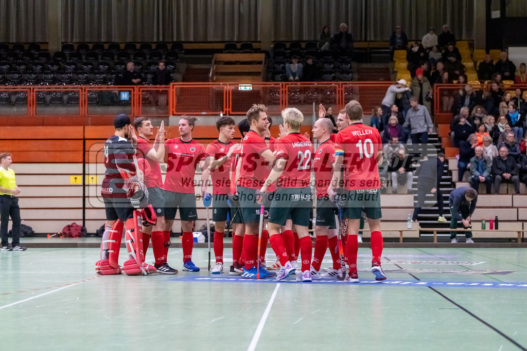 HK_20250110_101184 | 1. Bundesliga Halle Herren Crefelder HTC - Uhlenhorst Mülheim am 10.1.2025 Glockenspitz Halle Krefeld, Krefeld ,