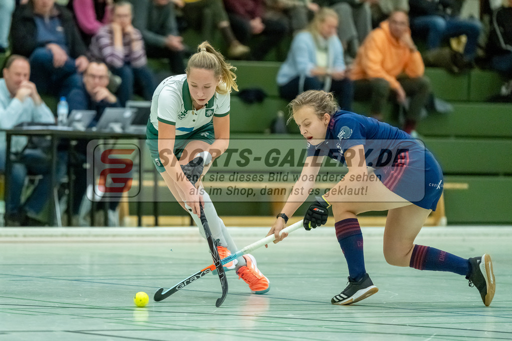 HK_20240106_107817 | 1. Bundesliga Damen Uhlenhorst Mülheim - Düsseldorfer HC  am 6.1.2024 Sporthalle Lehnerstraße, Mülheim a.d. Ruhr ,
