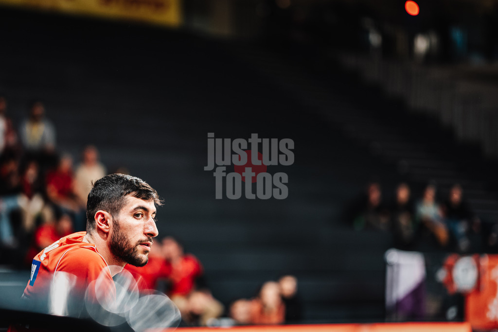 Basketball | Männer | Saison 2024/2025 | BKT EuroCup | Veolia Towers Hamburg vs. Hapoel Bank Yahav Jerusalem | 17.12.2024 | Yovel Zoosman (#50, Hapoel Jerusalem)