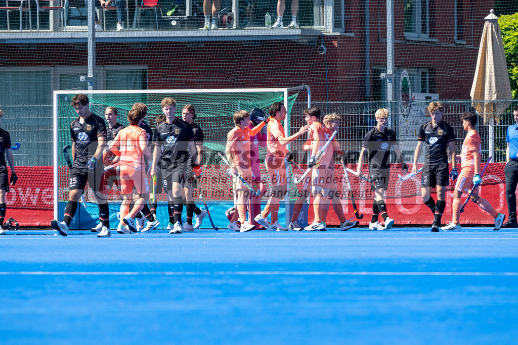 HK_20240628_102441 | MU18 Länderspiel Germany - Niederlande am 28.6.2024 Crefelder HTC, Krefeld ,