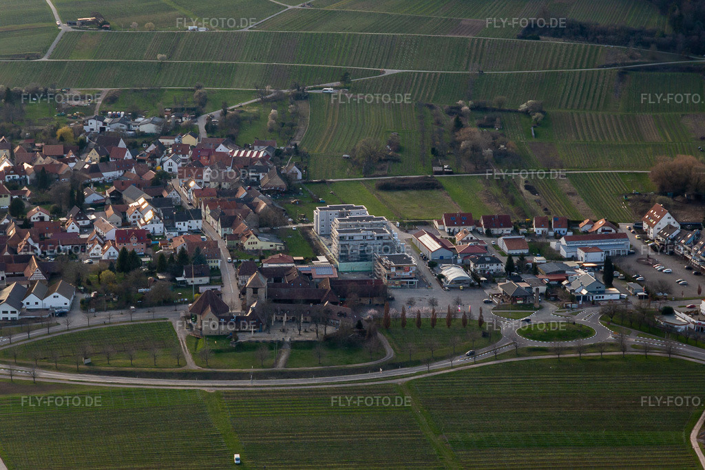 Neubauten Sylvanerstr | Luftbild: Neubauten Sylvanerstr im Ortsteil Schweigen in Schweigen-Rechtenbach im Bundesland Rheinland-Pfalz in Deutschland. Foto: IMG_126146.jpg vom 20.03.2021 durch ©2025 Werner Riehm fly-foto.de/copyright - Realisiert mit Pictrs.com
