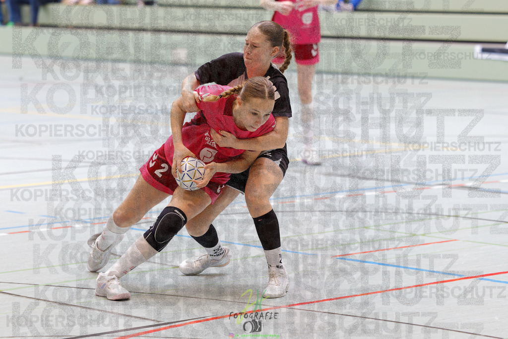 Hessenmeisterschaft wJC - Spiel um Platz 3; TuS Kriftel - SG Schenklengsfeld | Hessenmeisterschaft wJC - Spiel um Platz 3; TuS Kriftel - SG Schenklengsfeld am 22.03.2025 in Biedenkopf (Sporthalle Lahntalschule)Photo © 2025 - Jörg Heinrich - Realisiert mit Pictrs.com