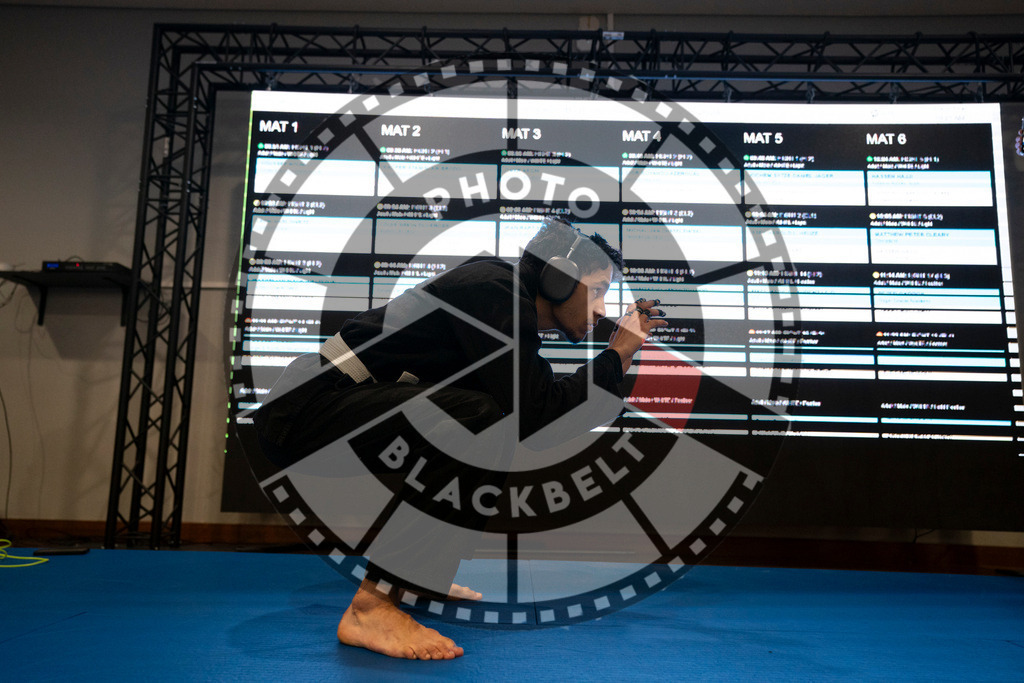 20240119PBB0656 | Fighters compete during the IBJJF European Championship in Paris, France, on January 19, 2024.