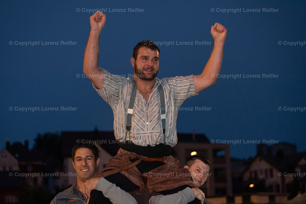 Schwingen -  Herisauer Obetschwinget 2024 | Herisau, 1.6.24, Schwingen - Herisauer Obetschwinget.Sieger Wittenwiler Roman (Schwellbrunn)