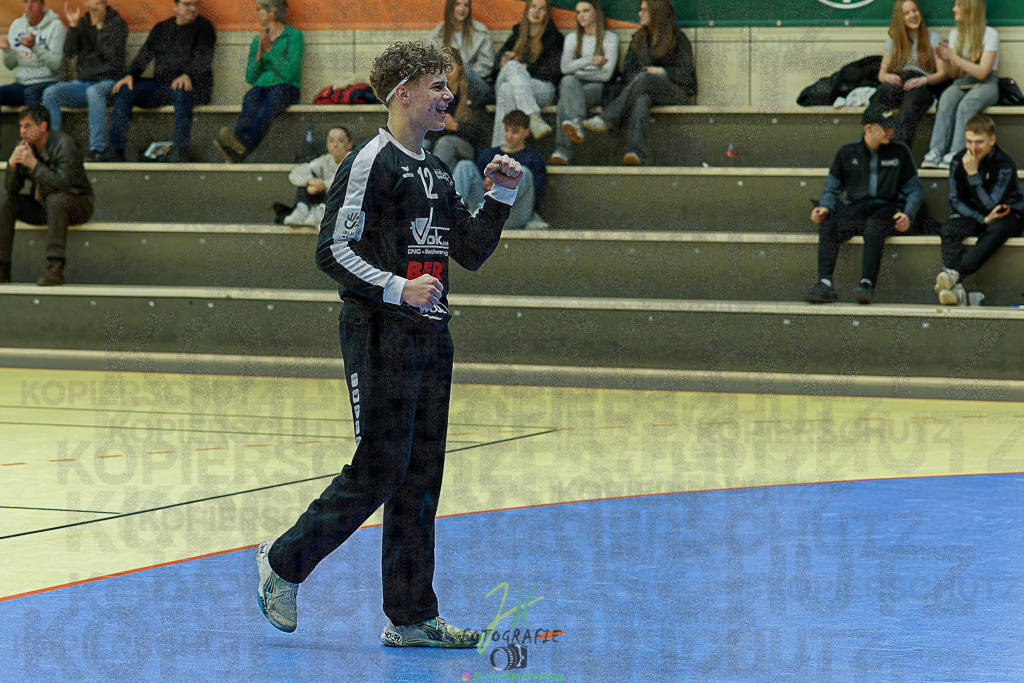mJB Pokalrunde dt. Meisterschaft, TV Hüttenberg - TSV GWD Minden | mJB Pokalrunde dt. Meisterschaft, TV Hüttenberg - TSV GWD Minden am 15.03.2025 in Münchholzhausen (Sporthalle Münchholzhausen)Photo © 2025 - Jörg Heinrich - Realisiert mit Pictrs.com