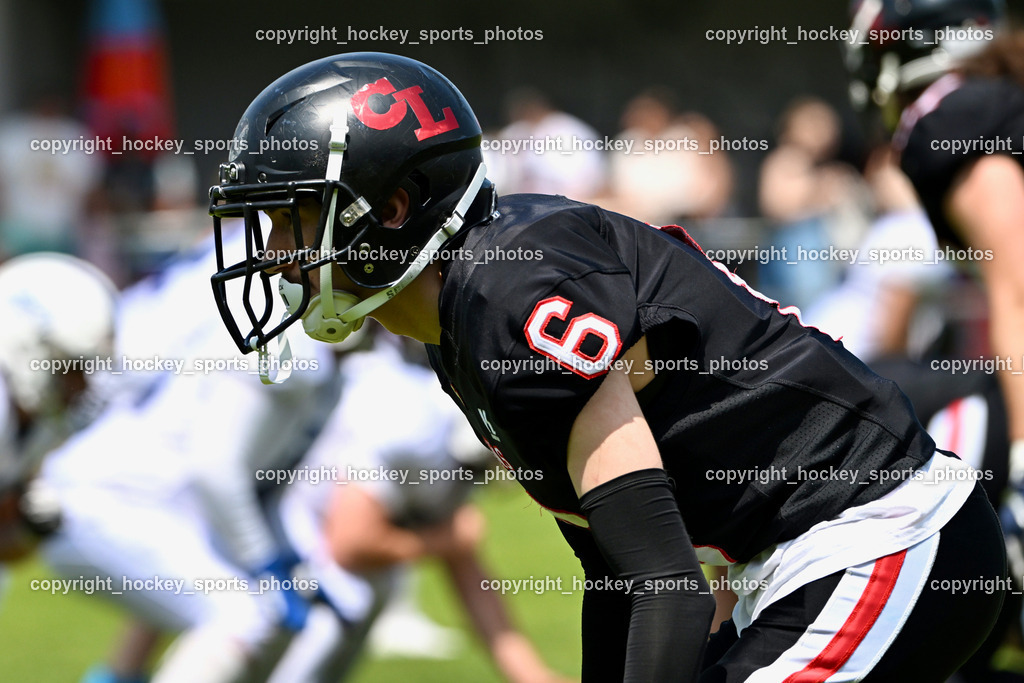 Carinthian Lions vs. Cineplexx Blue Devils | #6 Lembo Damiano Carinthian Lion, Carinthian Lions vs. Cineplexx Blue Devils, Carinthian Lions vs. Cineplexx Blue Devils am 09.06.2025 in Klagenfurt (ASV Sportplatz), Austria, (Photo by Bernd Stefan)