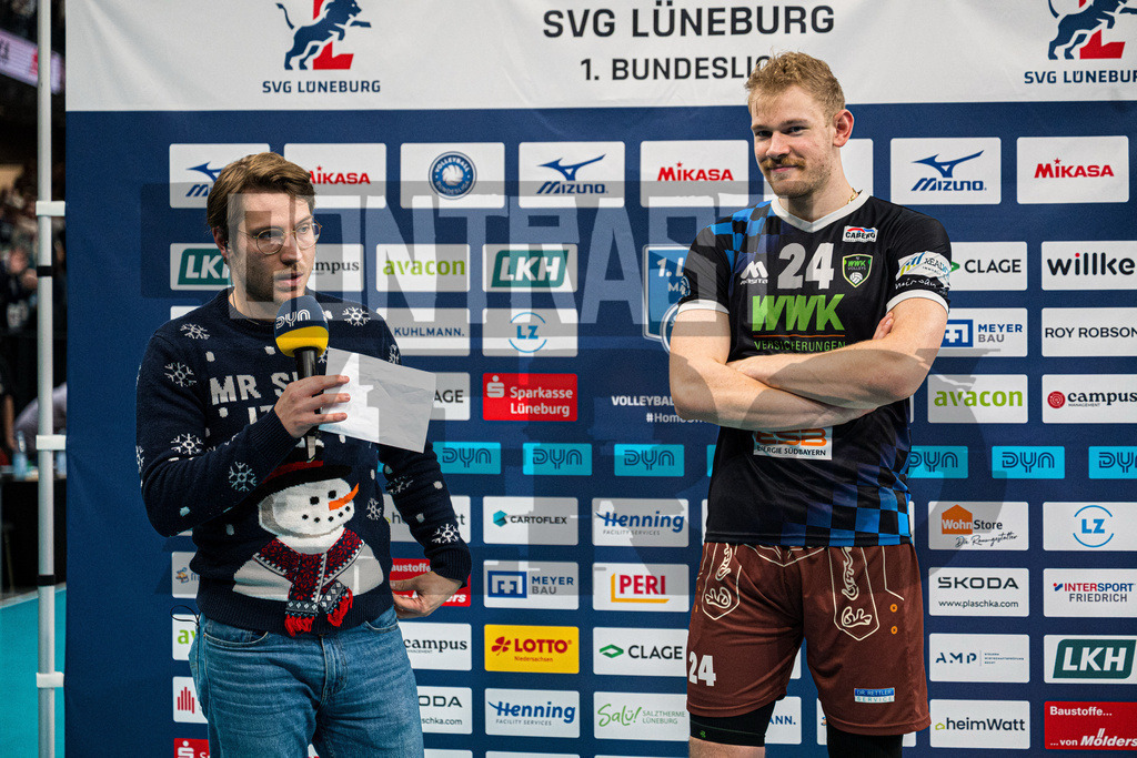 Volleyball I Herren I Saison 2025/2026 I Bundesliga I 10. Spieltag I SVG Lüneburg - WWK Volleys Herrsching | CONTRAST ZERØ MEDIA - Realisiert mit Pictrs.com