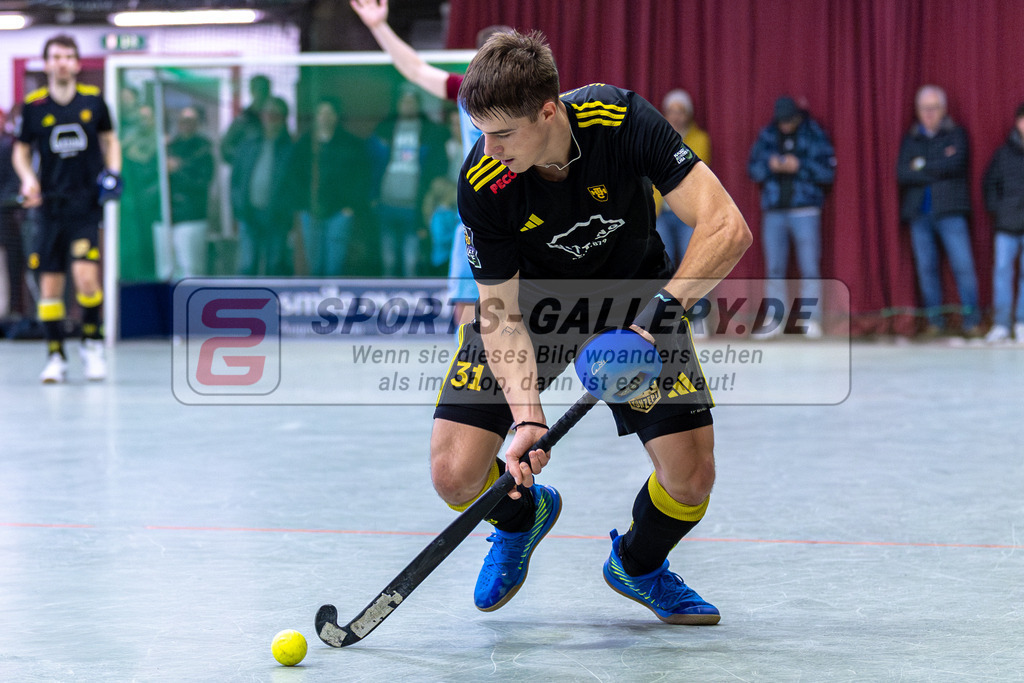 SM_2025-01-12_mD5_-152 | 1.Bundesliga Hallenhockey  (M) UHC - HTHC / 12:13 (4:5)