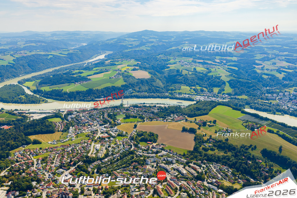 Schrägluftbild  Lindau  Passau - Das Luftbild wurde 2025 vom UL-Flugzeug heraus erstellt ( keine Drohne ) - Hochauflösende Luftaufnahme -Nicht vergleichbar mit Google Maps oder Satelittenbilder- Die Geschenkidee !Mit Lizenz und Bildrechte bestellbar
