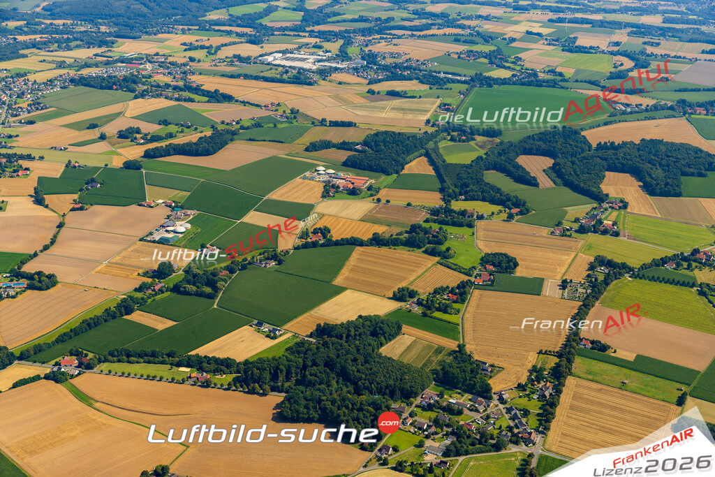 Ostkilver Rödinghausen Bild- Das Luftbild wurde 2025 vom UL-Flugzeug heraus erstellt ( keine Drohne bzw. Drohnenaufnahme ) - Hochauflösende Luftaufnahme -Nicht vergleichbar mit Google Maps oder Satelittenbilder- Die Geschenkidee !Mit Lizenz und Bildrechte bestellbar - CC