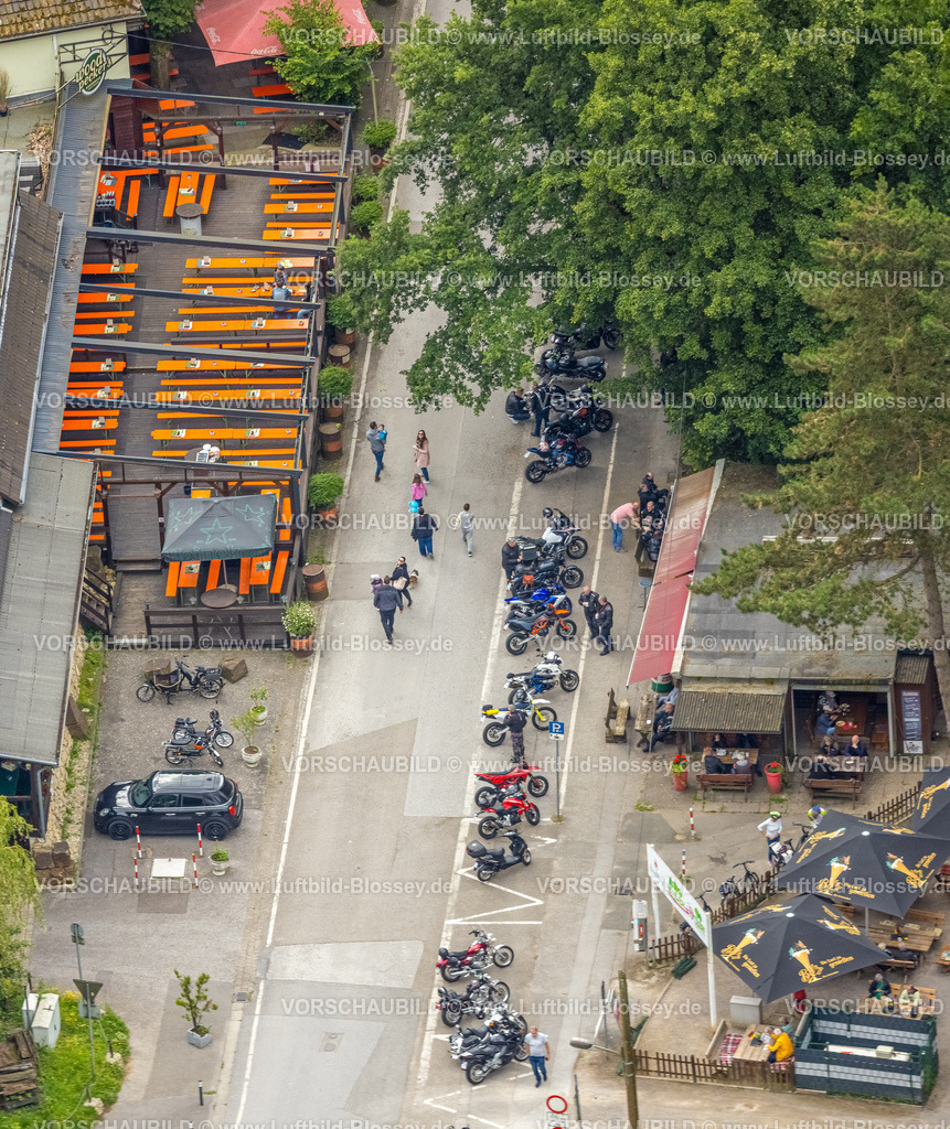 Bottrop240701466Kirchhellen | Luftbild, Grafenmühle Bikertreff, Motorradfahrer, Woodpeckers Roadhouse Amerikanisches Restaurant, Kirchhellen-Süd, Bottrop, Ruhrgebiet, Nordrhein-Westfalen, Deutschland