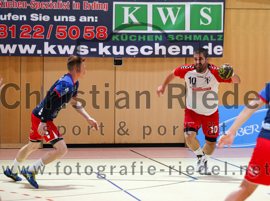 2022-09-24_016_SpVgg_Altenerding_gegen_HSG_Freising-Neufahrn | Erding, Deutschland, 24.09.2022:
Handball, Bezirksoberliga Männer 2022 / 2023, 2. Spieltag, SpVgg Altenerding gegen HSG Freising-Neufahrn, Endergebnis: 18:26

Christian Loris (SpVgg Altenerding, #10)

Foto: Christian Riedel / fotografie-riedel.net