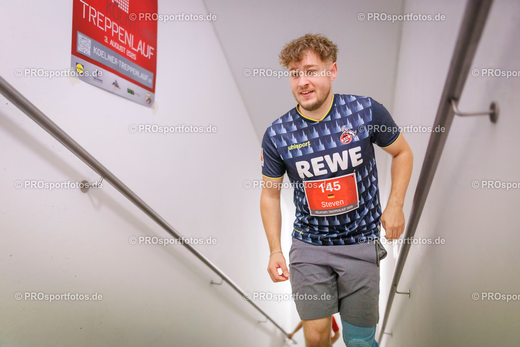 KölnTurm Treppenlauf; Köln, 03.08.2025 | Impressionen vom KölnTurm Treppenlauf am 03.08.2025 in Köln (Nordrhein-Westfalen). 
