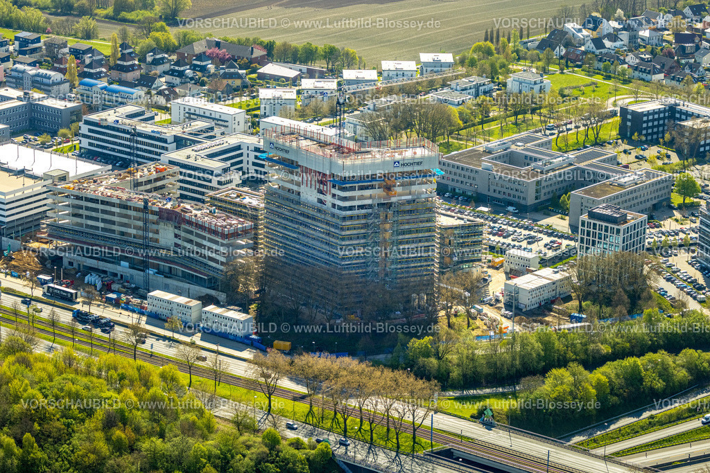 Dortmund230400796 | Luftbild, Stadtkrone-Ost Baustelle, Neubau Direktion Continentale, adesso, Schüren, Dortmund, Ruhrgebiet, Nordrhein-Westfalen, Deutschland