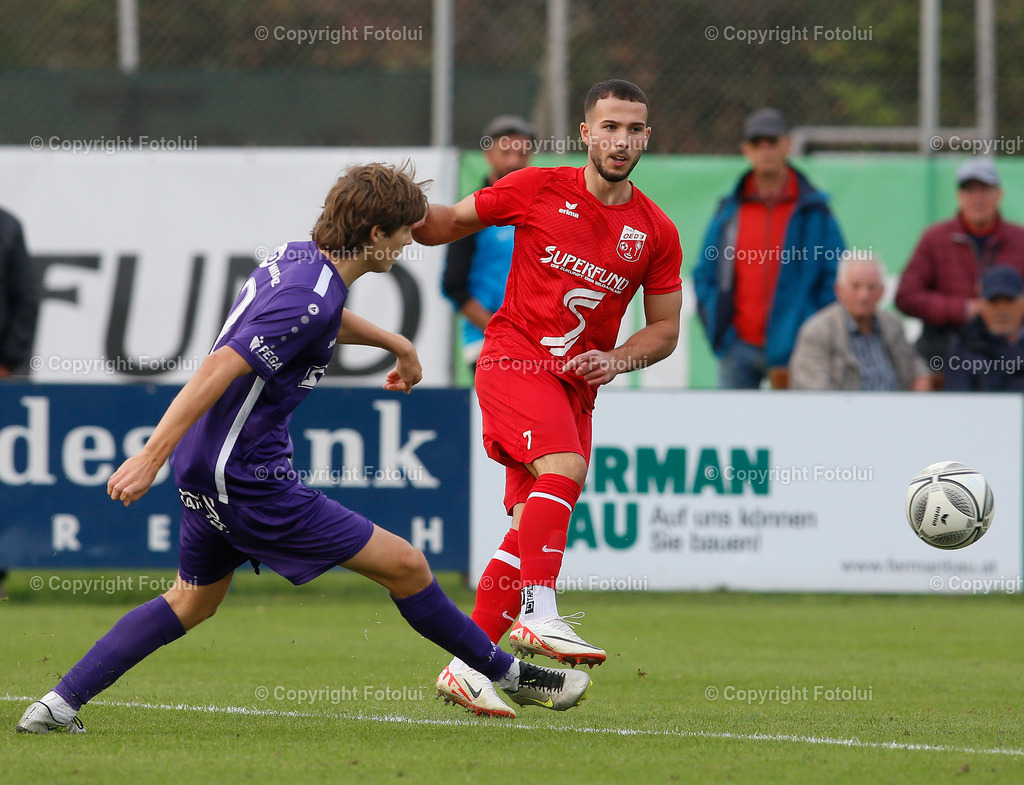 A_LUI_23092023_03 | SPORT,FUSSALL,LL.OST ASKOE OEDT 1B-SK ADMIRA LINZ 23.09.2023 IM BILD: ALBI MUHAREMI (OEDT 1B) UND THOMAS KANDLER (ADMIRA LINZ)FOTO:FOTOLUI