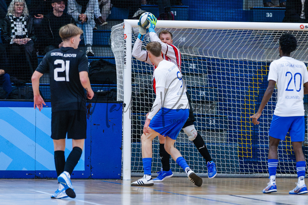 47. Stadtmeisterschaften im Hallenfußball 2025, Zwischenrunde, Zwischenrunde | Stadtmeisterschaften im Hallenfußball 2025, Zwischenrunde, Sporthalle Berg Fidel in Münster. Foto: sportfotografie.ms | Markus Paletta - Realisiert mit Pictrs.com