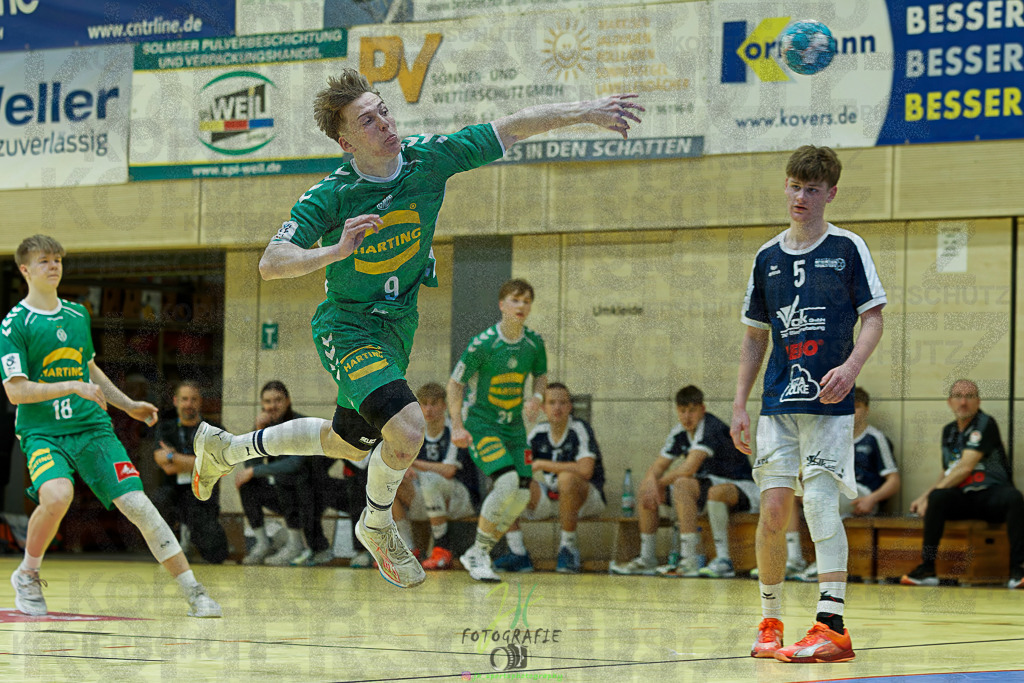 mJB Pokalrunde dt. Meisterschaft, TV Hüttenberg - TSV GWD Minden | mJB Pokalrunde dt. Meisterschaft, TV Hüttenberg - TSV GWD Minden am 15.03.2025 in Münchholzhausen (Sporthalle Münchholzhausen)Photo © 2025 - Jörg Heinrich - Realisiert mit Pictrs.com