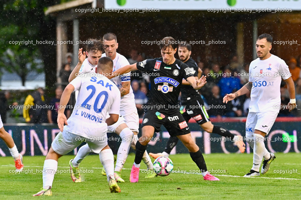 SAK vs. SK Sturm 22.7.2023 | #15 William Boving Vick, #24 Zoran Vukovic, #17 Jan Sasa Ogris-Martic, #10 Yosifov Svetlozar Angelov, #20 Luka Vukovic