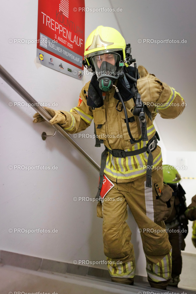 KölnTurm Treppenlauf; Köln, 03.08.2025 | Impressionen vom KölnTurm Treppenlauf am 03.08.2025 in Köln (Nordrhein-Westfalen). 
