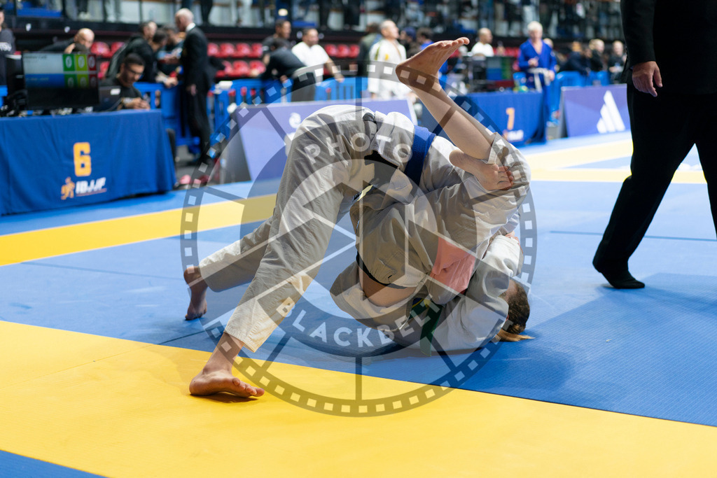 20240119PBB3549 | Fighters compete during the IBJJF European Championship in Paris, France, on January 19, 2024.