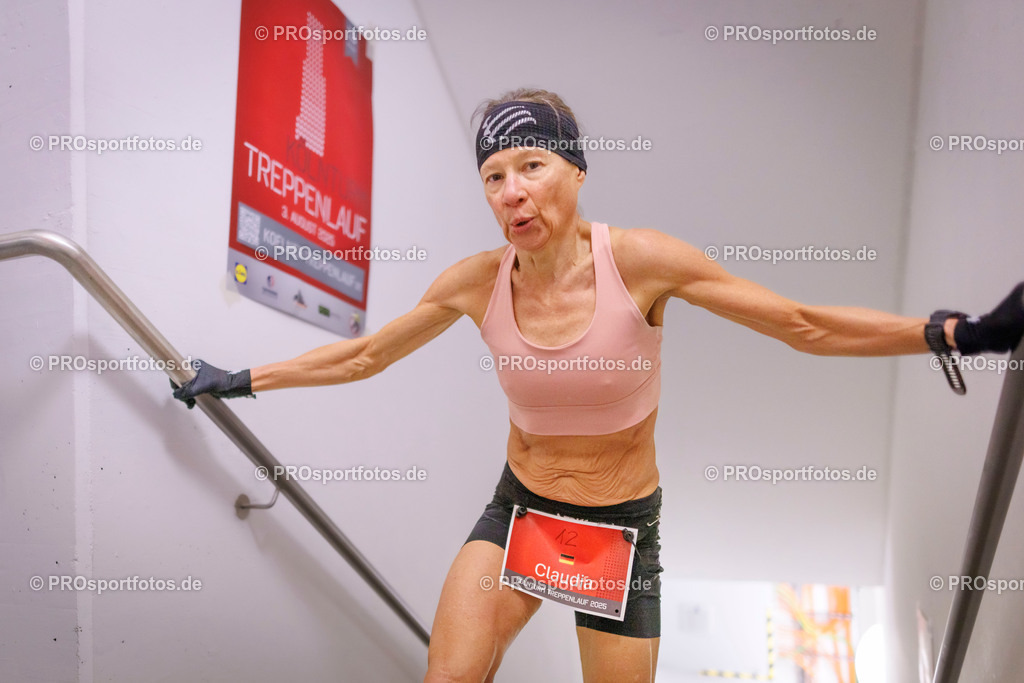 KölnTurm Treppenlauf; Köln, 03.08.2025 | Impressionen vom KölnTurm Treppenlauf am 03.08.2025 in Köln (Nordrhein-Westfalen). 