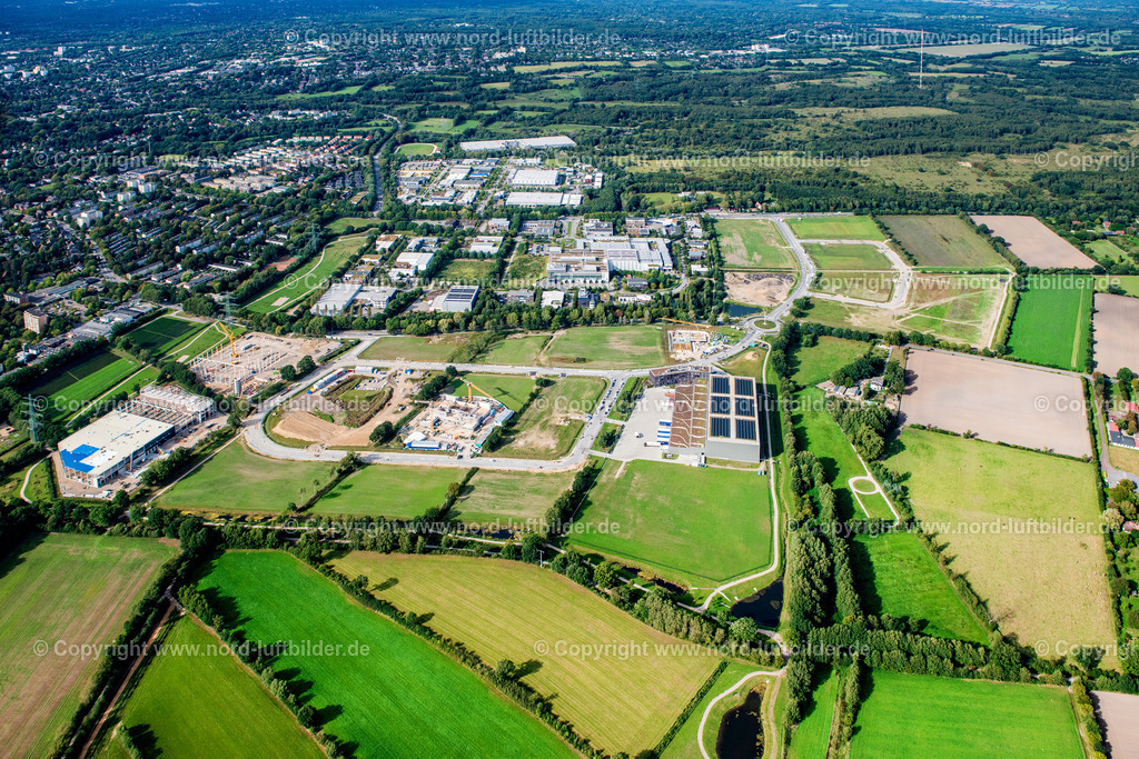 Hamburg_Rahlstedt_Gewerbegebiet_Höltingbaum_ELS_5723250923 | HAMBURG 25.09.2023 Industrie- und Gewerbegebiet " Höltingbaum " in Hamburg Rahlstedt, Deutschland. // Industrial and commercial area "Hoeltingbaum" in Hamburg Rahlstedt, Germany. Foto: Martin Elsen