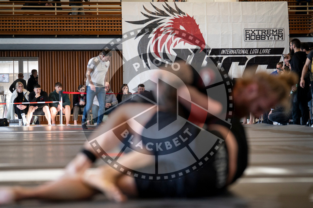 20240309PBB6604 | Fighters compete during the International Luta Livre (ILLCS) Spring Championship in Hannover, Germany, on March 9, 2024.