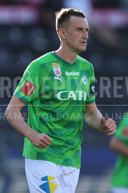 Grazer AK 1902 vs WSG Tirol – Austrian Bundesliga | Graz, Austria, 02.MAY.26 - SOCCER - ADMIRAL Bundesliga, Qualification Group, Grazer AK 1902 vs WSG Tirol. The image shows David Gugganig (WSG Tirol).