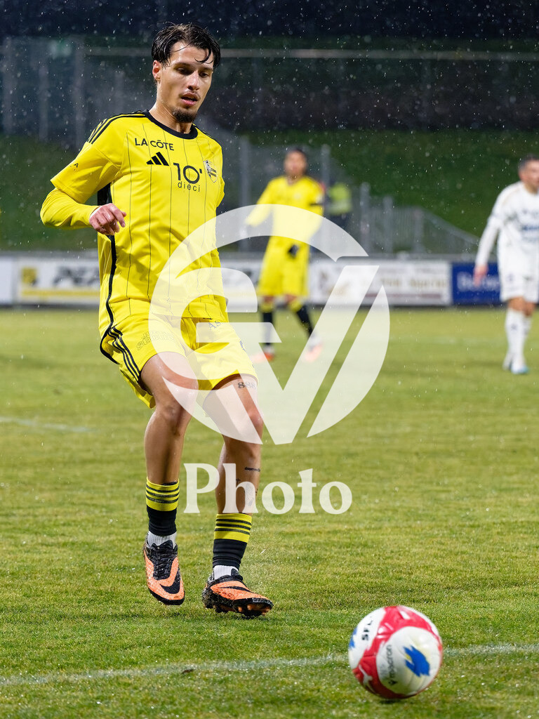 dieci Challenge League - FC Stade Nyonnais v Etoile Carouge FC |  during the dieci Challenge League match between FC Stade Nyonnais and Etoile Carouge FC at Centre sportif de Colovray in Nyon, Switzerland