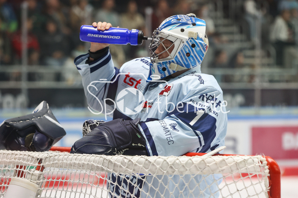 Augsburger Panther - Straubing Tigers | Florian BUGL (STR #1) in Aktion / Freisteller / Einzelfoto