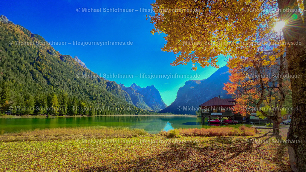 Toblacher Lake - Austria | Wildlife- und Landschaftsfotografie als Wandbild, Poster & mehr. Einzigartige Naturmomente aus Neuseeland, Norwegen & weltweit – fotografiert von Michael Schlothauer. - Realisiert mit Pictrs.com