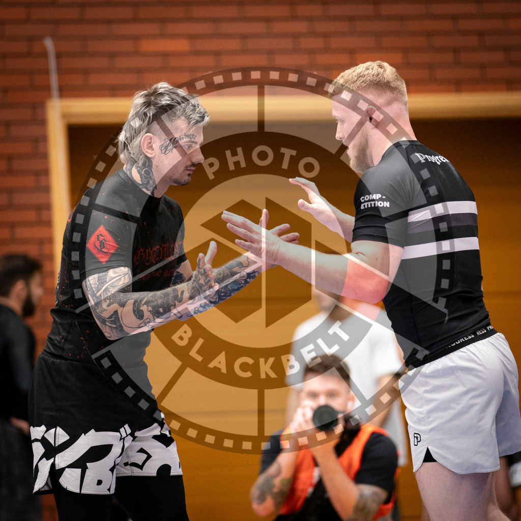 20230916PBB1691 | Fighters compete during the grappling tournement ADCC Trials (European, Middle East and African Championship) in Warsaw, Poland, on September 16, 2023.