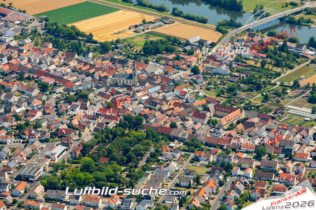 Das Luftbild zeigt :  Bergrheinfeld - Die Luftaufnahme wurde 2023 vom UL-Flugzeug aus erstellt ( keine Drohne ) - Hochauflösende Luftaufnahme - Für grossformatige Ausdrucke geeignet. Die Geschenkidee !Mit Lizenz und Bildrechte bestellbar