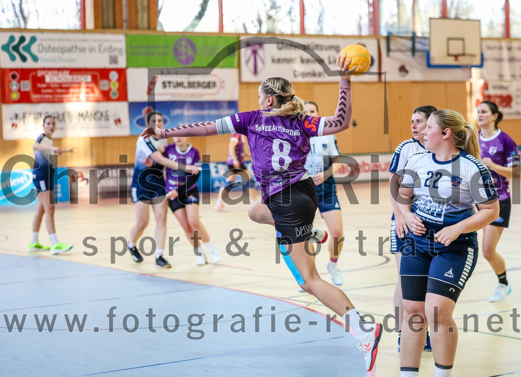 2023-12-16_118_SpVgg_Altenerding_gegen_HC_Donau-Paar_II | Erding, Deutschland, 16.12.2023:
Handball, Bezirksoberliga Frauen Altbayern 2023 / 2024, 10. Spieltag, SpVgg Altenerding gegen HC Donau/Paar II, Endergebnis: 22:22

Foto: Christian Riedel / fotografie-riedel.net