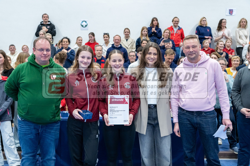 HK_20250223_103341 | Deutsche Meisterschaft wU14 Finale und Ehrungen am 23.2.2025 Düsseldorfer HC, Düsseldorf