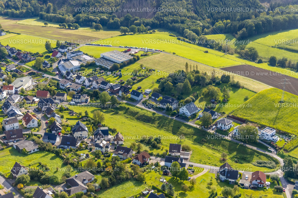 Arnsberg230904251 | Luftbild, Wohnsiedlung Siepenstraße, Heribert Spiekermann GmbH, Voßwinkel, Arnsberg, Sauerland, Nordrhein-Westfalen, Deutschland