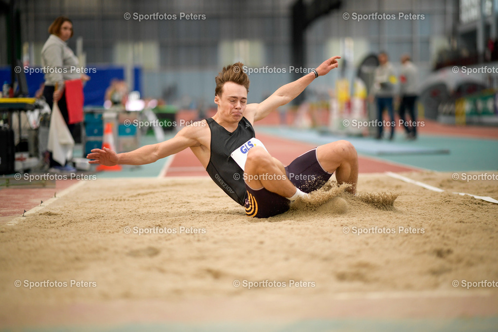 250208_xkaix_DM Mehrkampf_10 | 08.02.2025, xkaix, Leichtathletik 20. Deutsche Meisterschaften, Mehrkampf Halle v.l. Amadeus Gräber (Eintracht Frankfurt e.V.) - Realisiert mit Pictrs.com