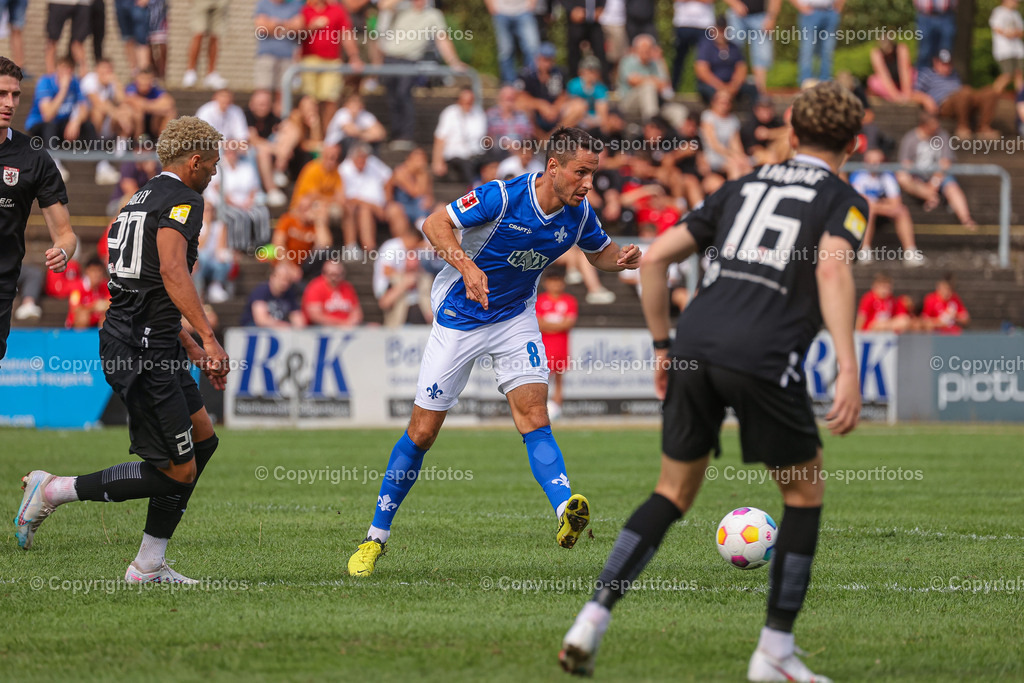 Giessen_Darmstadt (282) | 16.07.2023; Testspiel; Waldstadion Gießen; FC Gießen - SV Darmstadt 98; Ergebnis: 2:0 (0:0)