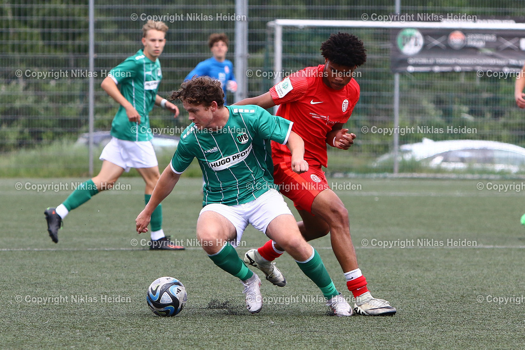 NH_VfBLübeckU19_EimsbüttelerTVU19_U19Regionalliga_02062024 | #8 Torben Schau (VfB Lübeck U19), #23 Michele Scalzi (Eimsbütteler TV U19)Fußball I Junioren I A-Junioren Regionalliga Nord I Saison 2023-2024 I 25 Spieltag I VfB Lübeck U19 - Eimsbütteler TV U19 I 02.06.2024 I Lohmühle 4 Kunstrasen