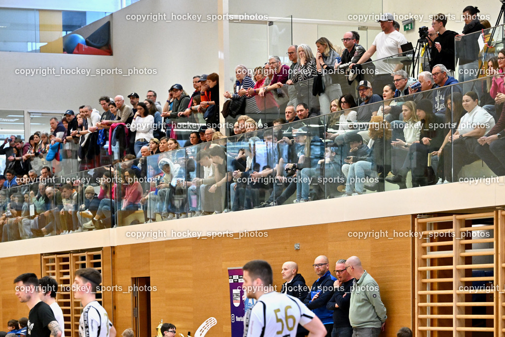 FBK Loka vs. VSV Unihockey | Besucher Ballspielhalle St. Martin, FBK Loka vs. VSV Unihockey, FBK Loka vs. VSV Unihockey am 23.03.2025 in Villach (Ballspielhalle St. Martin), Austria, (Photo by Bernd Stefan)