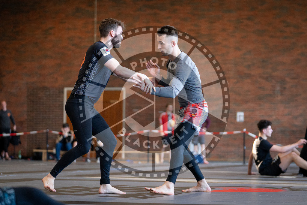 20240309PBB7279 | Fighters compete during the International Luta Livre (ILLCS) Spring Championship in Hannover, Germany, on March 9, 2024.