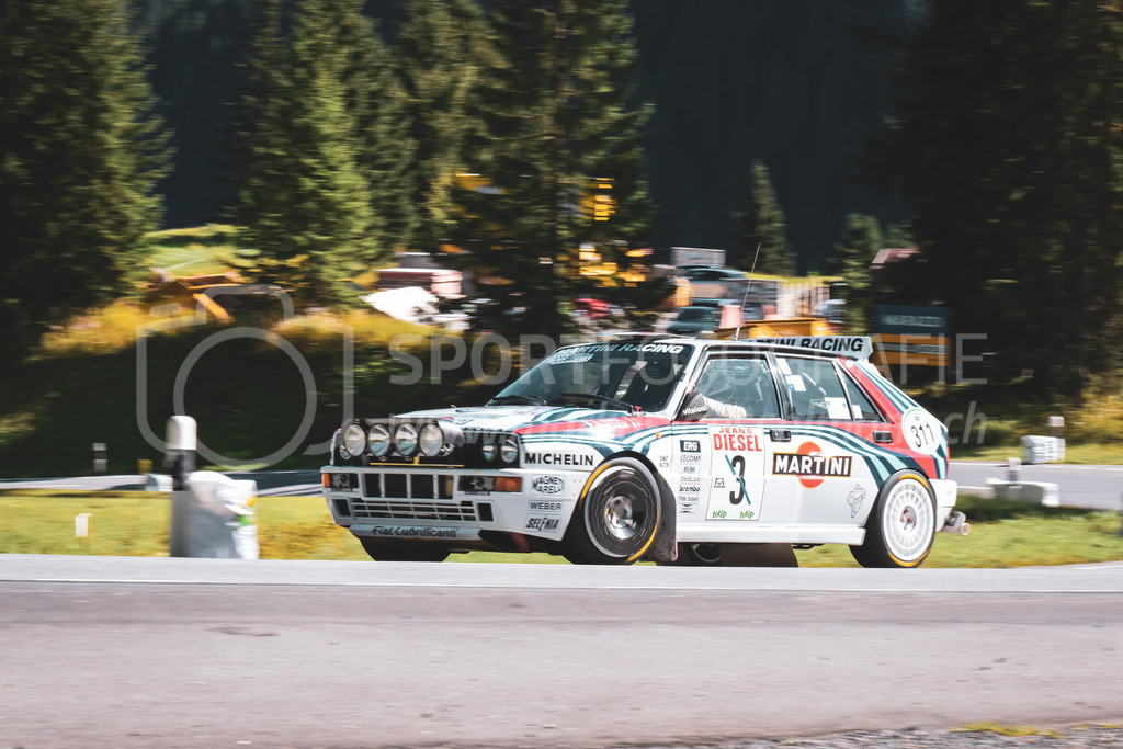 21. Arosa ClassicCar 2025 - 6. =September= 2025 | Andreas Portmann aus Uerikon (SUI) in einem Lancia Delta HF Integrale aus dem Jahre 1988 mit Startnummer 311 am Arosa ClassicCar 2025 in der Kategorie Sport Trophy..@arosaclassiccar, @arosa.official, #arosaclassiccar, #arosa, #76curves, #classiccarBild: Sportfotografie Markus Aeschimann | www.markus-aeschimann.ch - Realisiert mit Pictrs.com