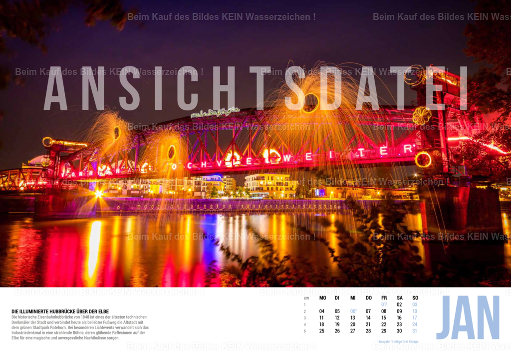 1_Magdeburg_Luftbild_Kalender_2027_Januar | Magdeburger Wandkalender mit Luftbildern für Firmen 2027 - Realisiert mit Pictrs.com