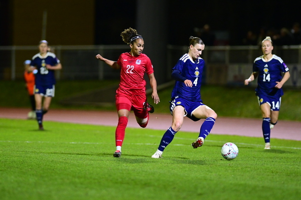 Luxembourg v Scotland | UEFA Women's European Qualifiers, League B4, matchday 1: Luxembourg v Scotland - Realisiert mit Pictrs.com