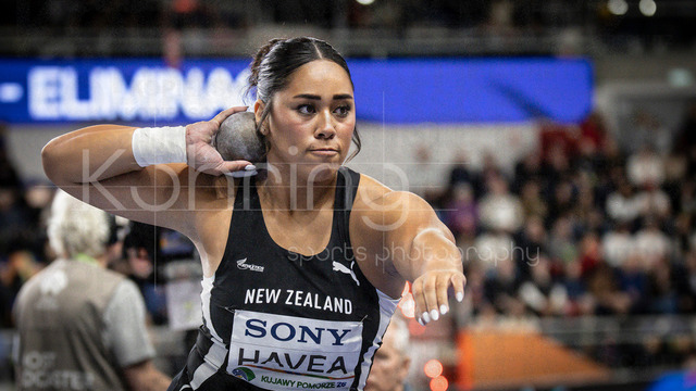 World Athletics Indoor Championships Kujawy Pomorze 26, 20.03.2026 | TORUN, POLAND - MARCH 20:  Tapenisa HAVEA (NZL) competes in the women's shot put during the World Athletics Indoor Championships Kujawy Pomorze 26 on day 1 / session 2 at Kujawsko-Pomorska Arena Torun on March 20, 2026 in Torun, Poland. 