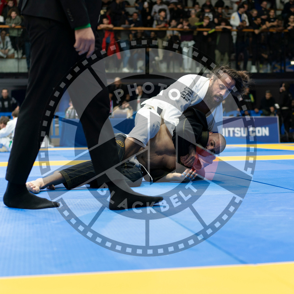 20240119PBB2914 | Fighters compete during the IBJJF European Championship in Paris, France, on January 19, 2024.