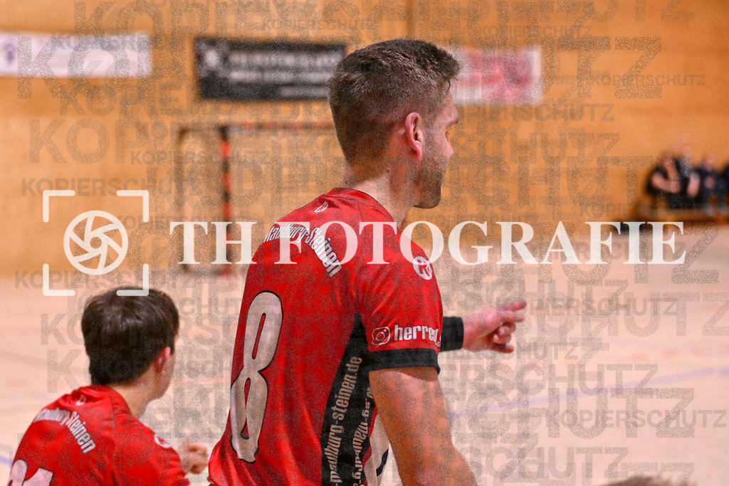 GER, SG Maulburg/Steinen - TV St. Georgen, Handball, Landesliga, 16. Spieltag, Saison 2023/2024, 17.02.2024 | Jakob Tiedtke (SG Maulburg/Steinen, #08)

GER, SG Maulburg/Steinen - TV St. Georgen, Handball, Landesliga, 16. Spieltag, Saison 2023/2024, 17.02.2024

Foto: TH Fotografie/Thomas Hess