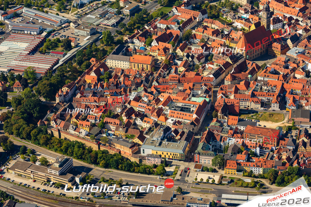 Luftaufnahme von  Amberg - Die Luftaufnahme wurde 2025 vom UL-Flugzeug heraus erstellt ( keine Drohne ) - Hochauflösende Luftaufnahme - für professionelle Ausdrucke geeignet. Die Geschenkidee !Mit Lizenz und Bildrechte bestellbar