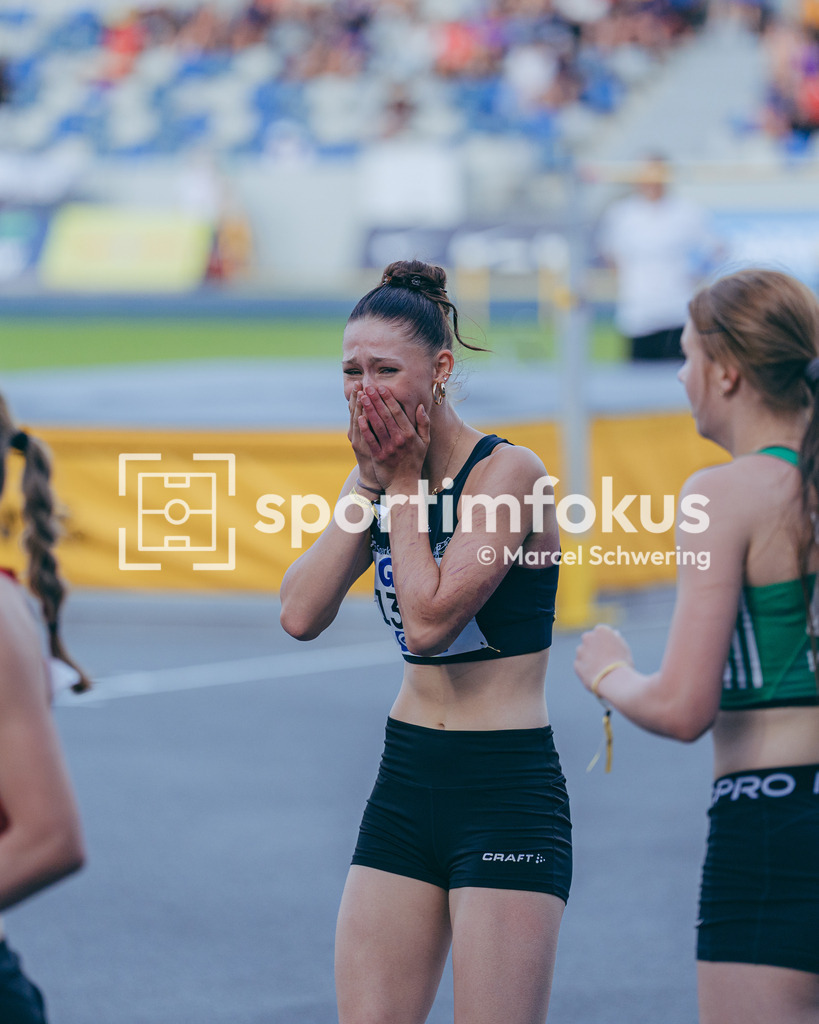 DM U23 U18 Bochum 2026 | Lina Mühlenbrink (SC DHfK Leipzig), Startnummer 1306, wU18 100-Meter-Lauf Finale, Deutsche Meisterschaften der U18 &amp; U23 2026, Lohrheidestadion Bochum-Wattenscheid, 04.07.2026 Foto: Marcel Schwering / sportimfokus - Realisiert mit Pictrs.com