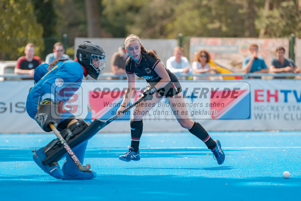 HK_20230715_102661 | Euro Hockey WU18 SF2 Spain vs Germany Championship Girls &amp; Boys am 15.7.2023 CHTC , Krefeld ,
